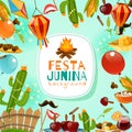 Festa Junina Frame Background