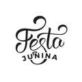 Festa Junina. Holiday lettering design for Brazilian June festa de Sao Joao