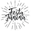 Festa Junina illustration traditional Brazil June festival.