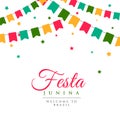Festa junina party carnival background Royalty Free Stock Photo