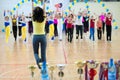 Festival of aerobics and fitness Royalty Free Stock Photo