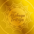 Festival Of Akshaya Tritiya card