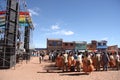 Festival in Altiplano, Bolivia, South America Royalty Free Stock Photo