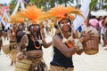 Festival ATI-Atihan on Boracay, Philippines. Is celebrated every