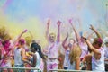 Festival of Colour Holi one party Royalty Free Stock Photo