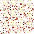 Festival colours star confetti background Royalty Free Stock Photo