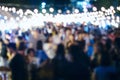Festival Event Party with People Blurred Background