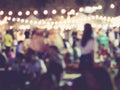 Festival Event Party with People Blurred Background Royalty Free Stock Photo