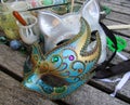 Festival mask paint craft Royalty Free Stock Photo