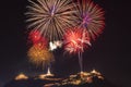 Festival firework annual at Phetchaburi province,Thailand