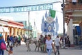 Festival float of Parrandas festival in Cuba