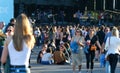 Festival goers during mallorca live festival