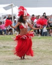 Festival indian native - Hawaii dancer Royalty Free Stock Photo