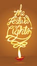 The festival of lights background