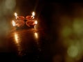 Festival of Lights Diya Lamps Vilakku Royalty Free Stock Photo