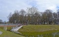 Festival Park is located in the western part of the city of Gomel, in the Soviet district. A single array, consisting of 2 parts: Royalty Free Stock Photo