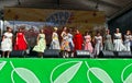 Festival Retrofest. 1950th Fashion show Royalty Free Stock Photo