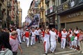 The festival of San FermÃÂ­n in Pamplona, Spain.