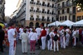 The festival of San FermÃÂ­ÃÂ­n in the city of Pamplona, Navarra, Spain.