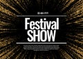 Festival show Poster. Poster Template