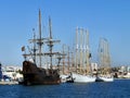 Festival of Tall Ships in Setubal. Royalty Free Stock Photo