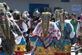 The festival of the Virgen del Carmen de Paucartambo is a religious and folkloric celebration with masks in honor of the Virgin