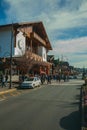 Festivals Palace facade in a street of Gramado Royalty Free Stock Photo