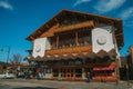 Festivals Palace facade in a street of Gramado Royalty Free Stock Photo