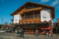 Festivals Palace facade in a street of Gramado Royalty Free Stock Photo