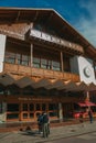 Festivals Palace facade in a street of Gramado Royalty Free Stock Photo