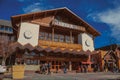 Festivals Palace facade in a street of Gramado Royalty Free Stock Photo