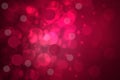 A festive abstract dark red Happy New Year or Christmas texture background and with color blurred bokeh lights and stars. Space Royalty Free Stock Photo