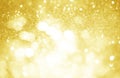 Festive abstract glitter bokeh background