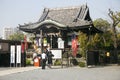 Festive atmosphere in Tokyo\'s Ueno Park on an autumn Sunday.