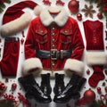 festive attire: santa claus outfit