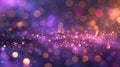 Festive background with bokeh lights. Purple, violet, pink color palette Royalty Free Stock Photo