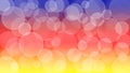 Festive background with defocused lights. Color bokeh abstract light background illustration Royalty Free Stock Photo