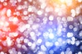 Festive background with light spots and bokeh. Multicolored abstract background