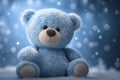 Festive background. Teddy bear background. Generative AI