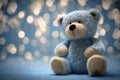 Festive background. Teddy bear background. Generative AI