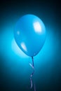 Festive blue balloon