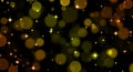 Festive blurred bokeh background, circles, glitter, dark, party, Christmas, multicolored circles, lights Royalty Free Stock Photo