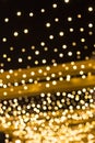 Festive bokeh background of Christmaslight