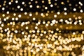 Festive bokeh background of Christmaslight