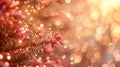 Festive Bokeh Bliss on Abstract Cream Background: A Celebration of Chaos and Joy Outdoors