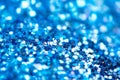 Festive brilliant christmas background blue of sparkles