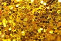 Festive brilliant christmas background golden of sparkles