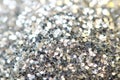 Festive brilliant christmas background silver of sparkles