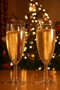 Festive champagne Royalty Free Stock Photo