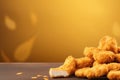 Festive Chicken nuggets banner. Generate Ai